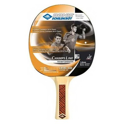 Schläger Tischtennis Donic Champs Line Level 300 705132 Schwarz-Rot
