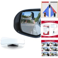 2 Pack Blind Spot Mirrors Rectangular Hd Glass Frameless 360 Adjustable Truck 2 Pack Blind Spot Mirrors Rectangular Hd Glass Frameless 360 Adjustable Truck