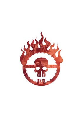 Mad Max Fury Road Skull Logo 6x4.7'' 3M Premium Vinyl Waterproof Sticker