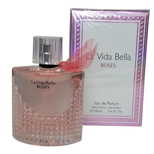 La Vida Bella Roses Eau De Parfum For Women Brand New