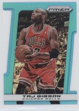 2013-14 Panini Prizm Light Blue Prizm Die-Cut 172/199 Taj Gibson #12 3d4