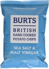 Burts Potato Chips Salt and Vinegar 40 g (Pack of 20)