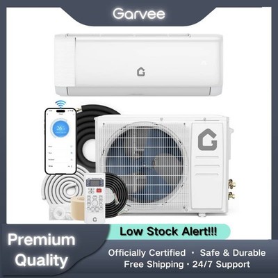 12000 BTU Ductless Air Conditioner, 220V, Inverter, Heat Pump, Install Kit