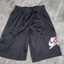 NIKE Air Jordan Black SHORT Boys Sz M 10-12