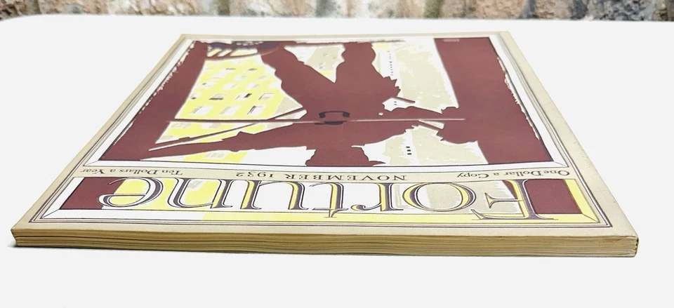 1932 November FORTUNE MAGAZINE - Great Cover, With All Advertising Pages Inside - Imagem 4 de 4