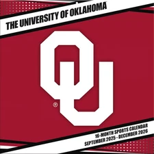 Turner Licensing,  NCAA Oklahoma Sooners 2026 Wall Calendar, 12'' X 12'', 16-Mon