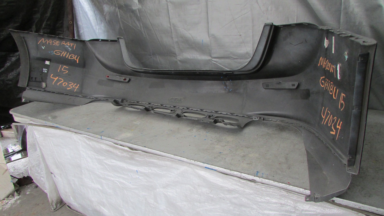 2014-2017 MASERATI GHIBLI Bumper Cover - Rear OEM NO SHIPPING 47034