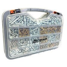 Homak Double Sided Organizer Case Small Parts Storage Box Hardware Tool Portable