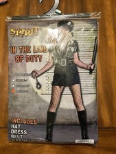 Spirit Halloween In The Line of Duty Size Large 8-10