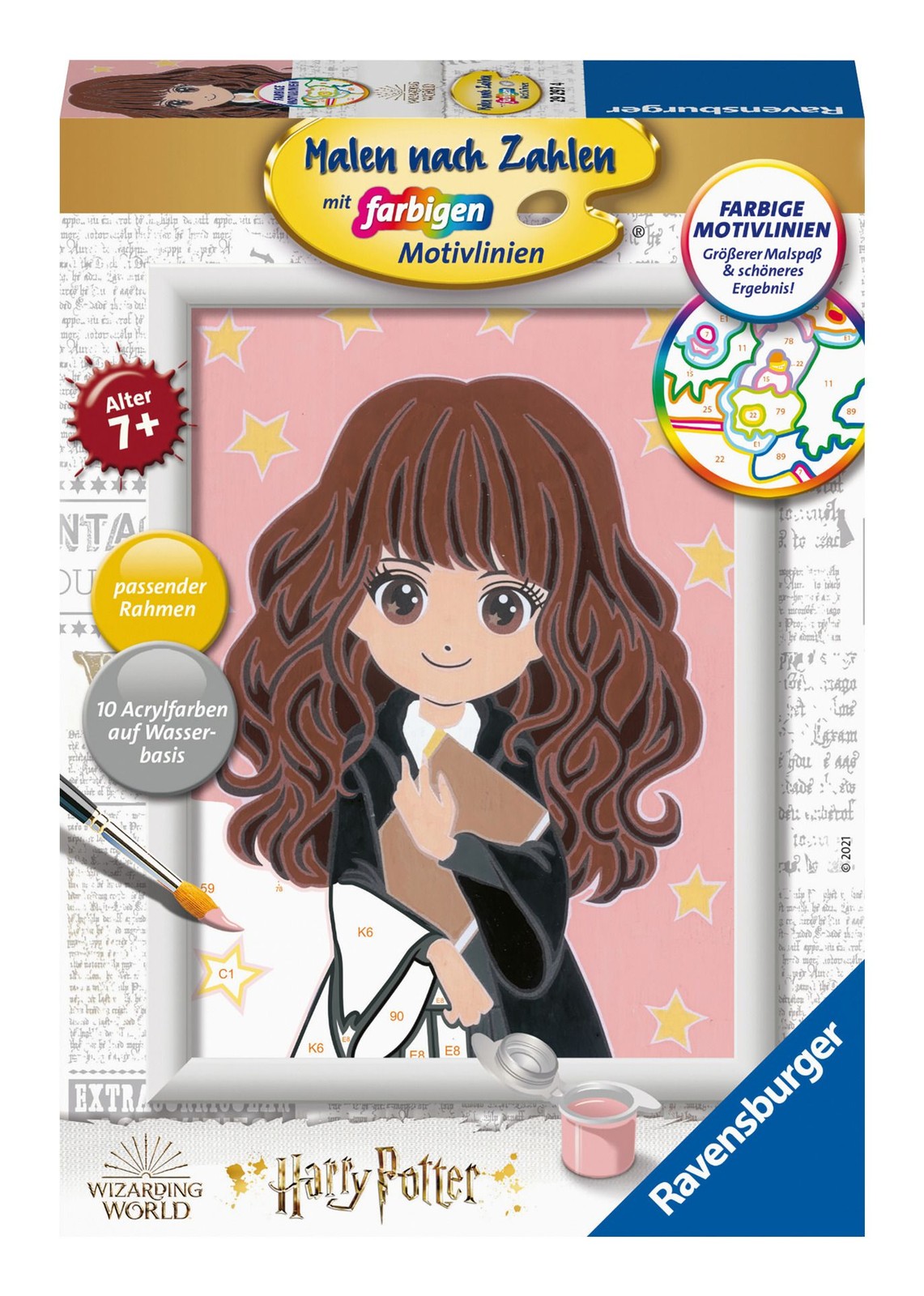 Painting by Numbers Ravensburger 13x18cm - Harry Potter - Hermione 54220137