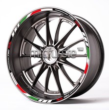 Adesivi Cerchi Aprilia Laminati Dorsoduro 750 Decalcomanie Ruote Moto 12 NERO