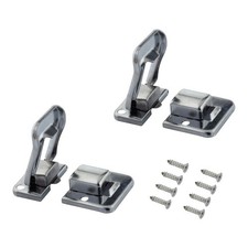 2pcs Box Latch Clasps 27 40mm Silver Home Office School Furniture Wooden Box Fix