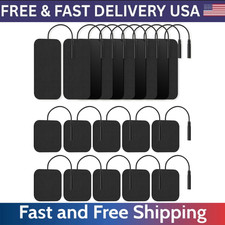 TENS Unit Replacement Pads Reusable Self-Adhesive Electrodes 20 Packs 2x2 2x4