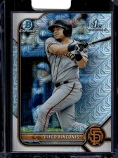 2022 Bowman #BCP-65 Diego Rincones Chrome Prospects Mojo Refractors