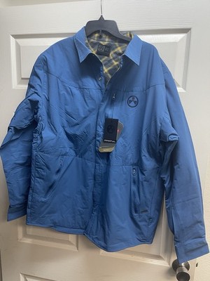 Magpul Reversible Jacket Blue Yellow Plaid Tech Logger Primaloft Mens XL
