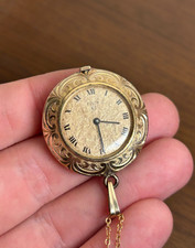 Vintage Elgin Pocket Watch Pendant Women Winding Cal. 874 Kollmar Jourdan 34mm
