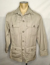 Mint Vtg Mens Tilley Endurables khaki beige safari travel field jacket Medium