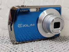Casio Exilim EX-S5 BlueDigital Camera 10.1 MP 3x Optical Zoom Bundle TESTED