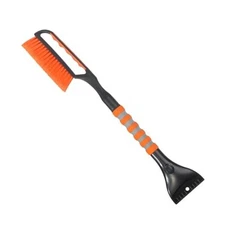 Snow Brush and Ice Scraper for Car Windshield,26.4" Window Scraper 1Pack Orange