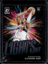 2024-25 Panini Donruss Optic Alexandre Sarr Lights Out RC Rookie #5 Wizards
