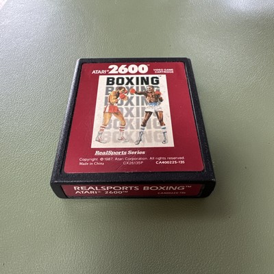 Real Sports Boxing Atari 2600 / 7800 Spiel (getestet & funktionsfähig) nur PAL Cartridge