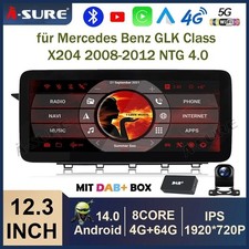 12.3" Android 15 Autoradio Navi DAB+ Kamera Für Mercedes GLK Klasse X204 NTG4.0 12.3" Android 15 Autoradio Navi DAB+ Kamera Für Mercedes GLK Klasse X204 NTG4.0