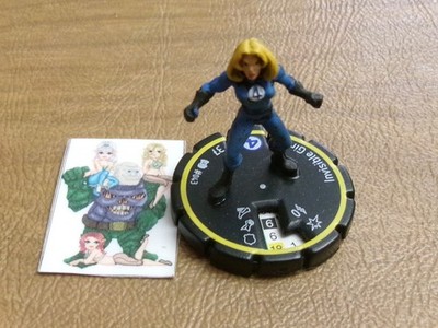 =HeroClix MARVEL CLOBBERIN TIME Invisible Girl - Rookie 043 =