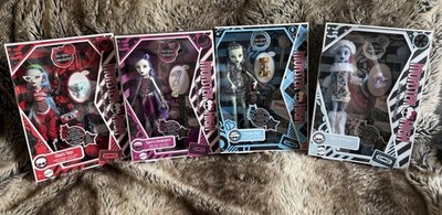 Mattel Monster High Creeproduction Dolls - Set Of 4 New In Box! Free Shipping!