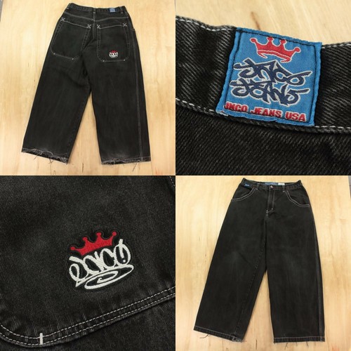 vtg 90s usa JNCO wide leg jeans 33 x 30 