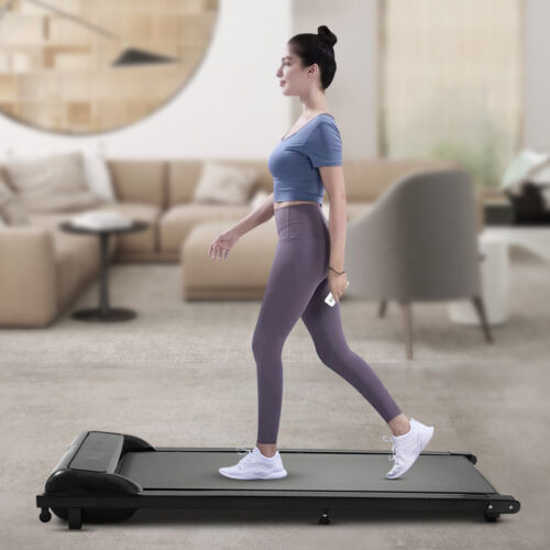 2in1 Walking Pad Under Desk Treadmill with Incline 2.5HP for Home Office
