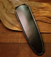 Blade knife cover scabbard sheath pouch case cow leather customize black Z1006