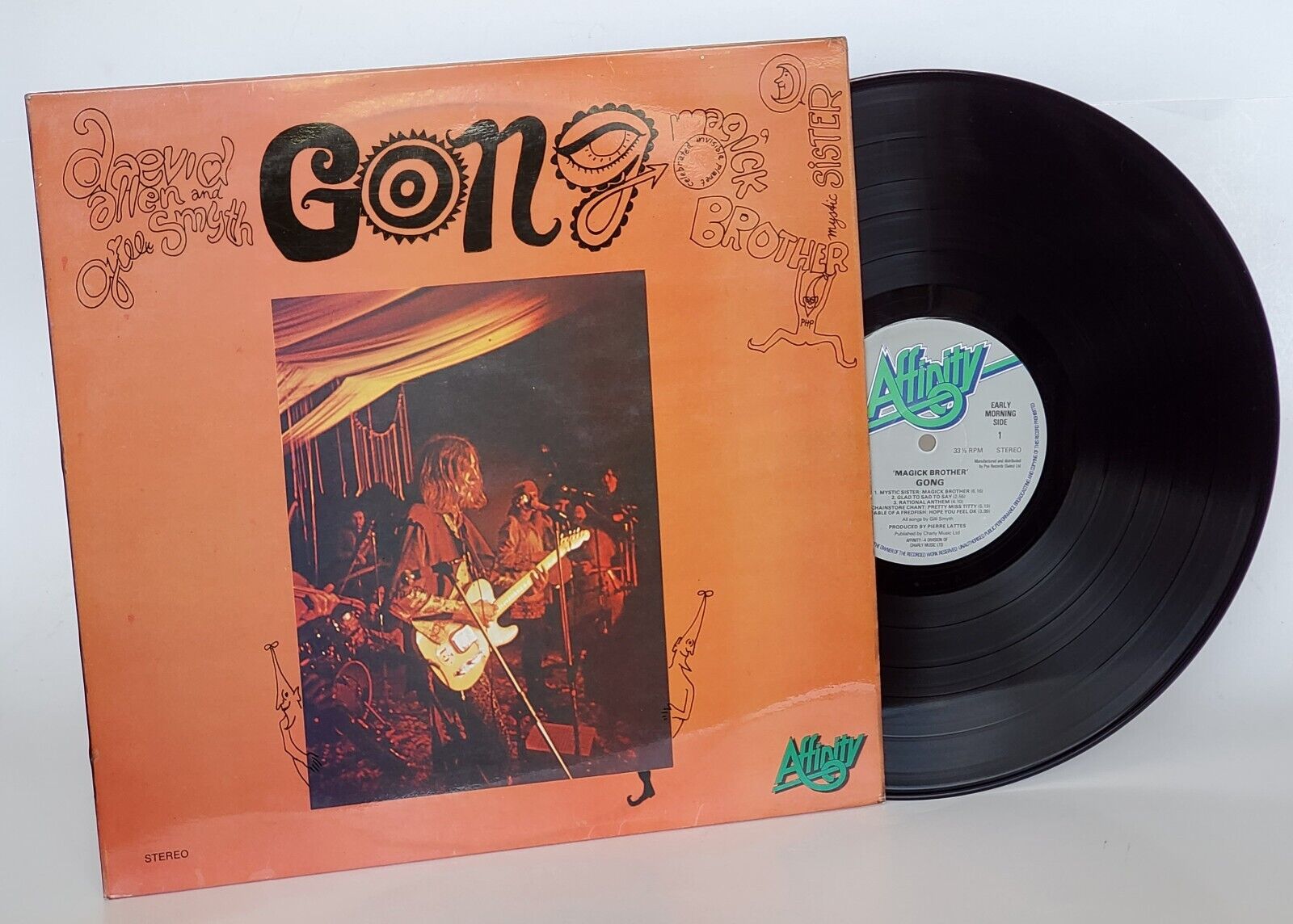 Gong Magick Brother Gilli Smyth Daevid Allen UK LP 1977 Affinity AFF4 VG+