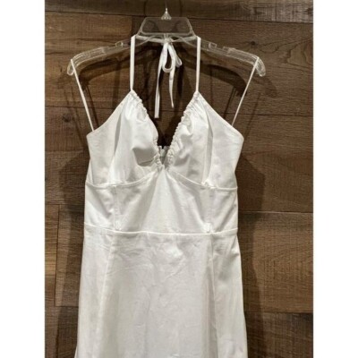 Favorite Daughter The Halting Traffic white Maxi Dress size 14 | eBay