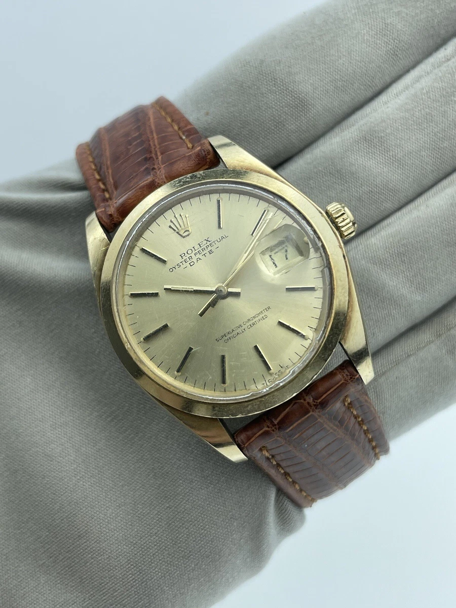 Rolex oyster perpetual shop datejust leather