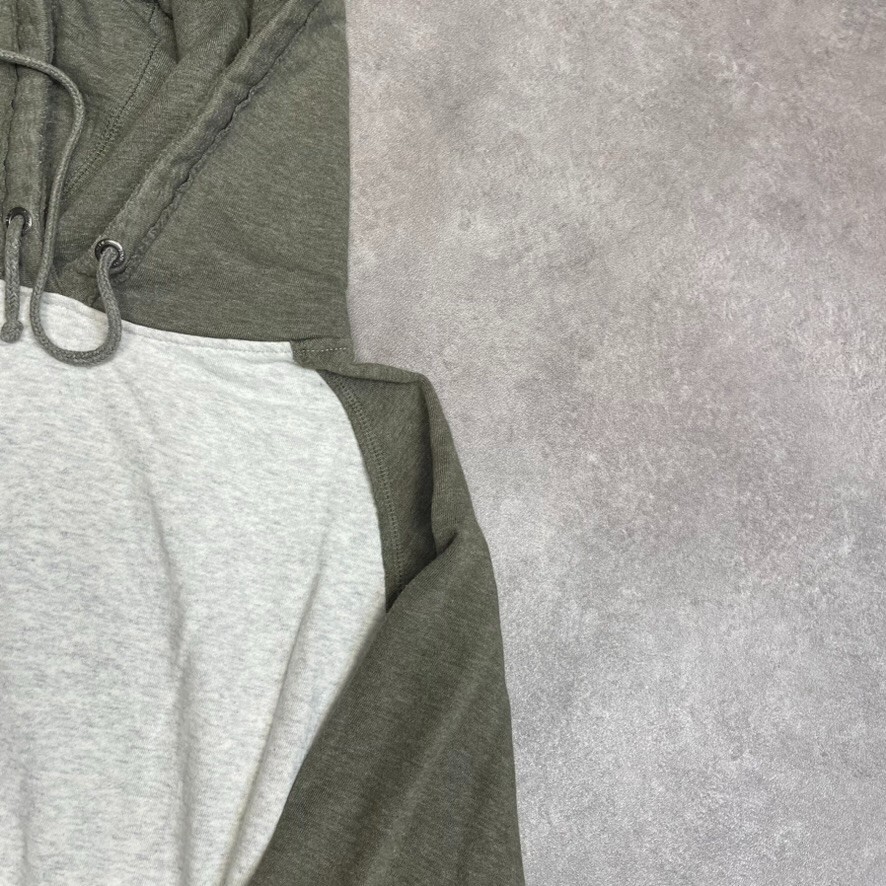 J.America Hoodie Mens Blank Vintage Sweatshirt, Grey, XL image 2