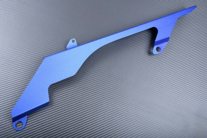 Cache chaîne de moto bleu contre la graisse pour Yamaha YZF R1 2007