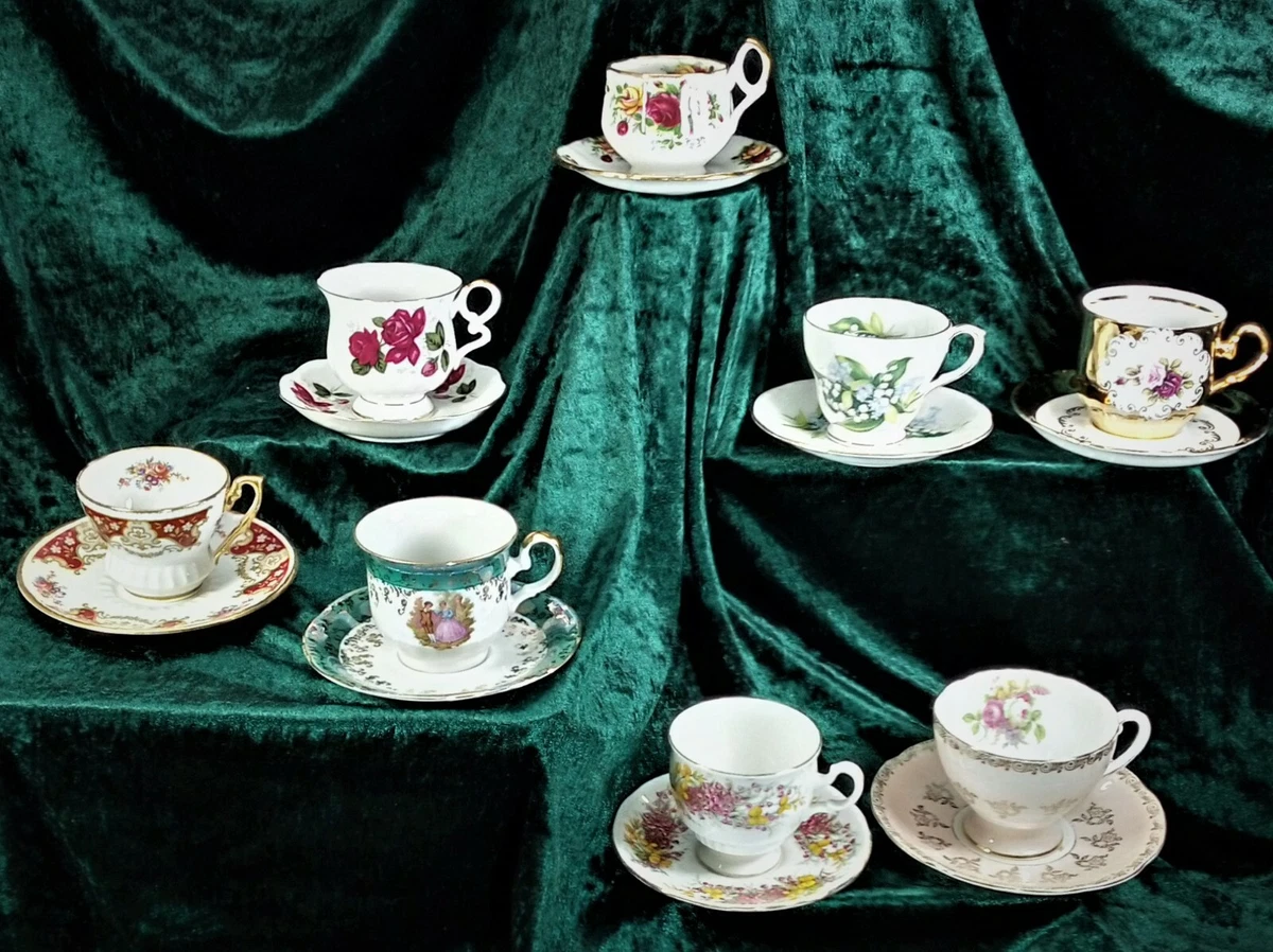 Vintage english tea cups cheap