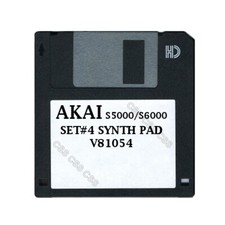 Akai S5000 / S6000 Floppy Disk SET 4 SYNTH PAD V81054