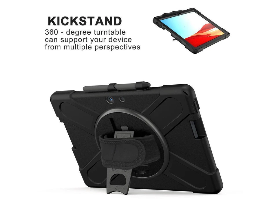 Case for Microsoft Surface Pro X 13 inch with Screen Protector Shoulder Strap - Image 3 of 4