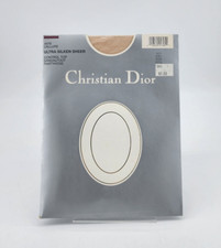 Christian Dior L'allure Ultra Silken Sheer Control Top Pantyhose Rose Petal Sz 1