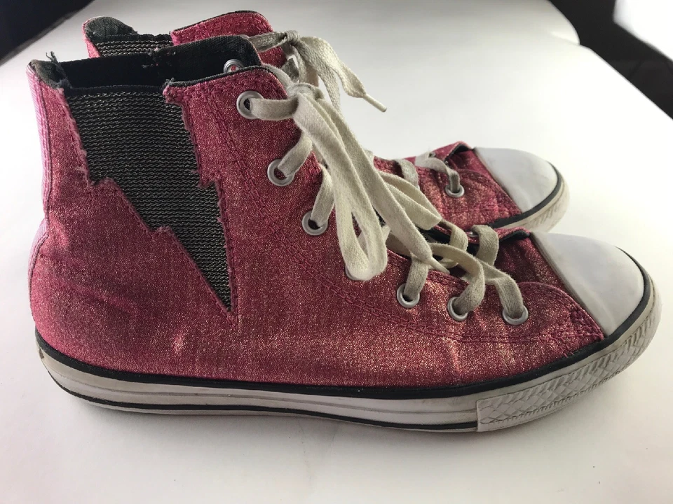 Pink Converse All Star Chuck Taylor Sneakers Shoes Size 5 Junior - Image 3 of 4
