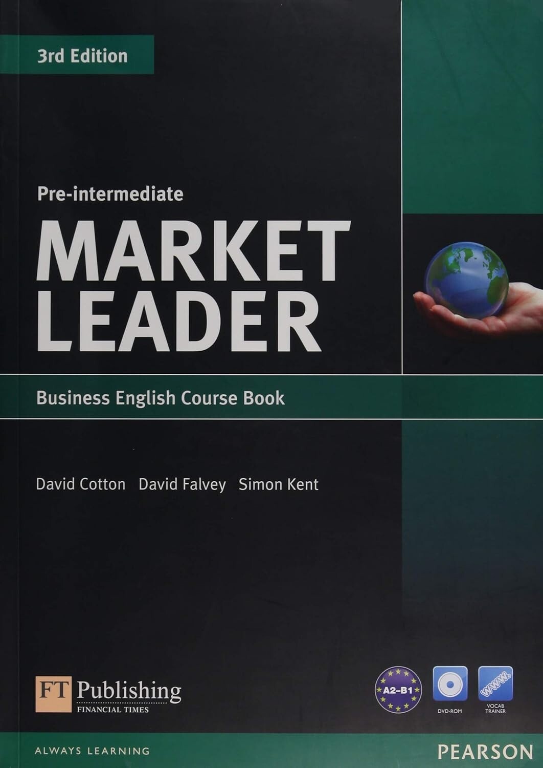 MARKET LEADER Pre-Intermediate Business English Course Book w DVD-ROM 3rd Ed NEW