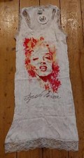 NEU OHNE ETIKETT SPACE IBIZA DAMEN MARILYN MONROE KLEID - MEDIUM - IBIZA CLUB POSTER - DJ