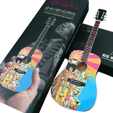 Jimi Hendrix Axe Heaven AXIS Bold As Love Mini Guitar Collectors Package Sleeve