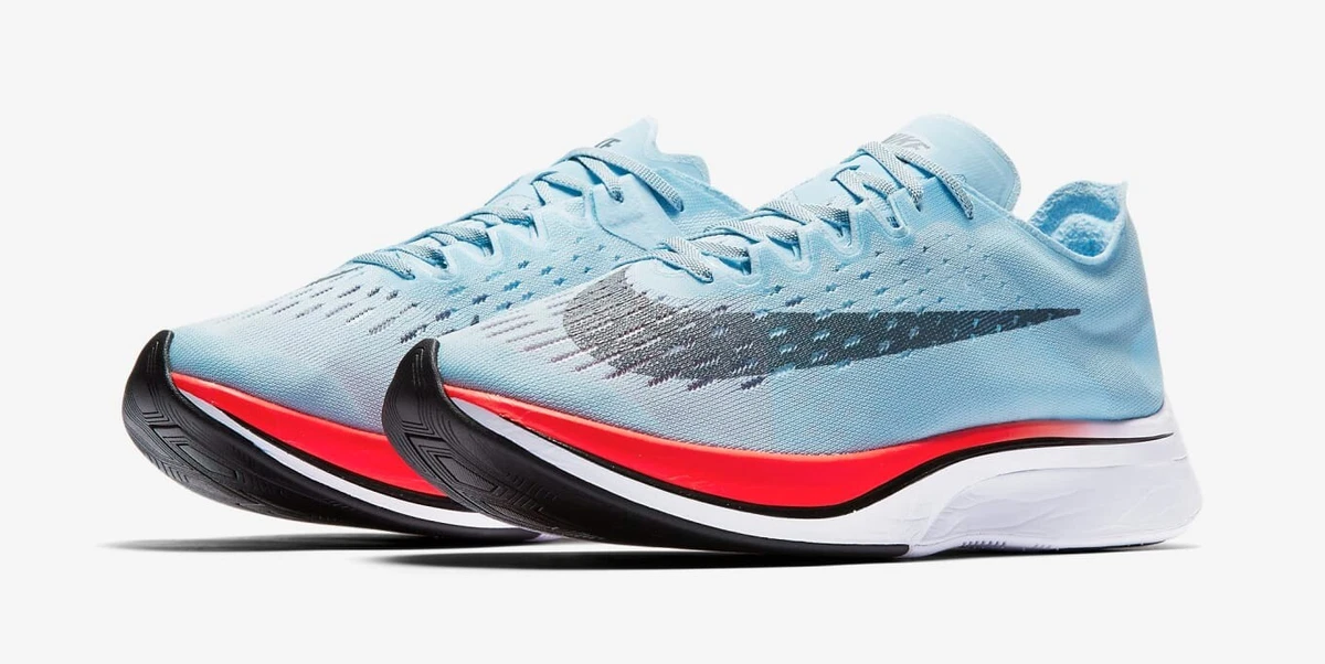 objetivo Cumplir arrastrar Nike Zoom Vaporfly 4% Marathon Running Sneakers Ice Blue/Red 880847 401  Men&#039;s 4 | eBay