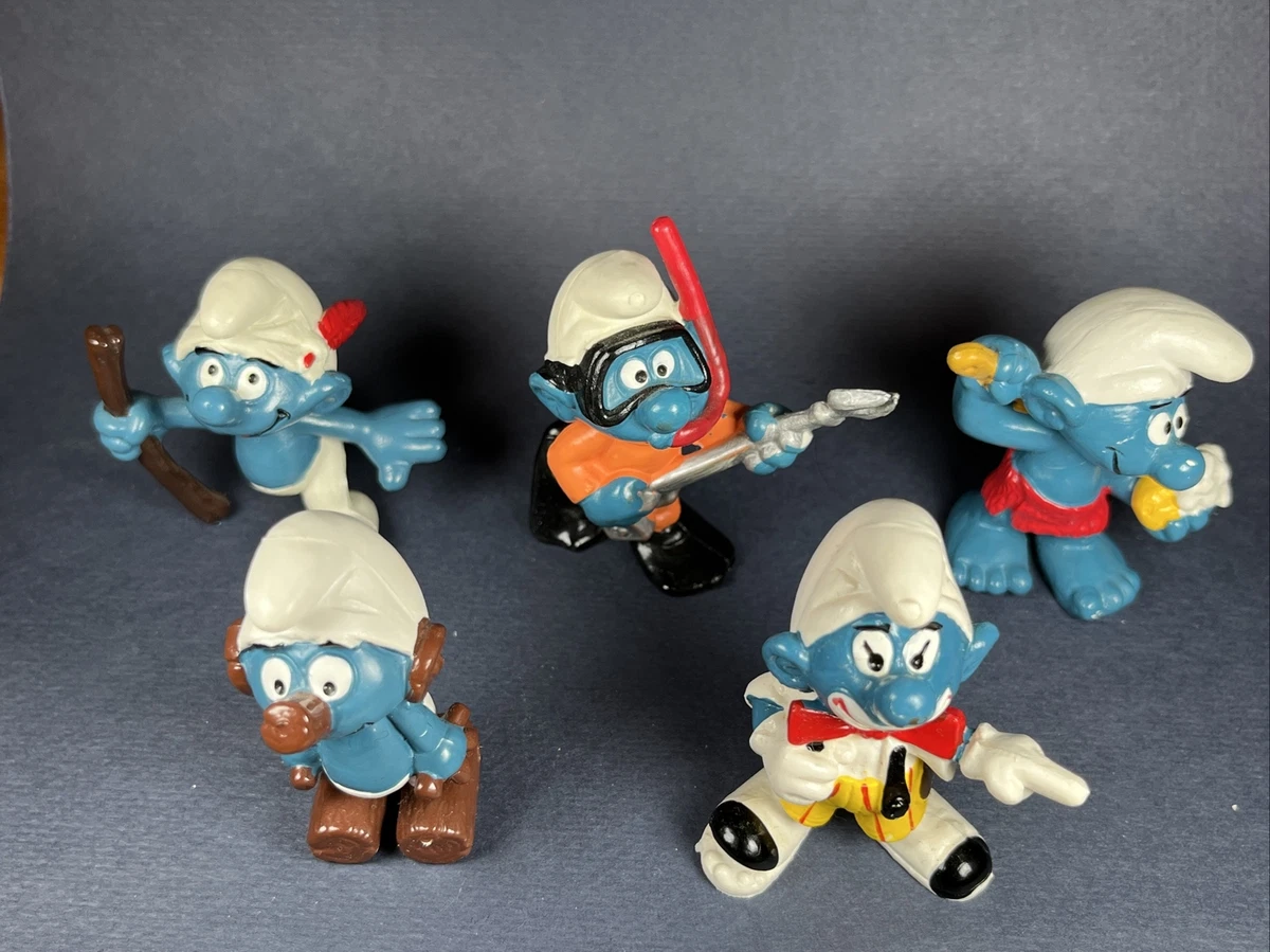 Rare cheap smurf figurines