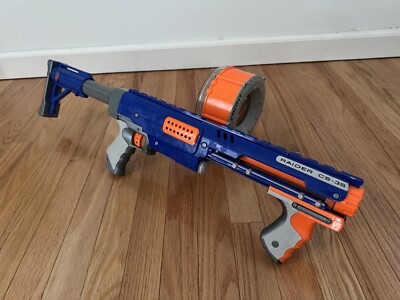 Original Nerf N-Strike Raider CS-35 With All Acessories (Drum Magazine Included)