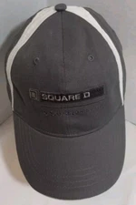 Square D By Schneider Electric Cap Hat Gray White Adjustable