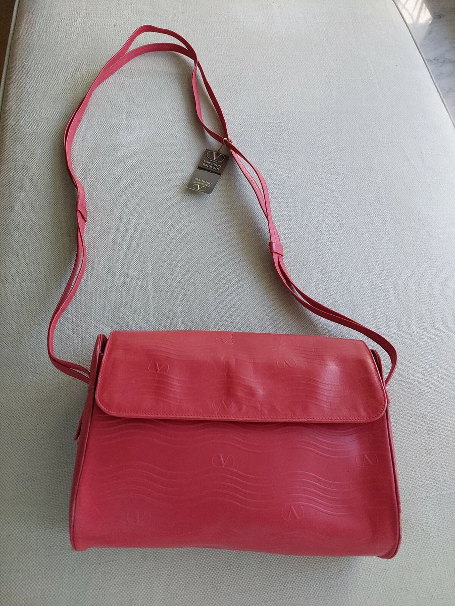 Valentino Red Leather Logo Go Crossbody Bag Valentino