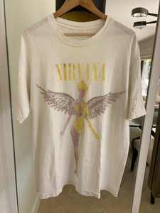 black and purple off white shirt